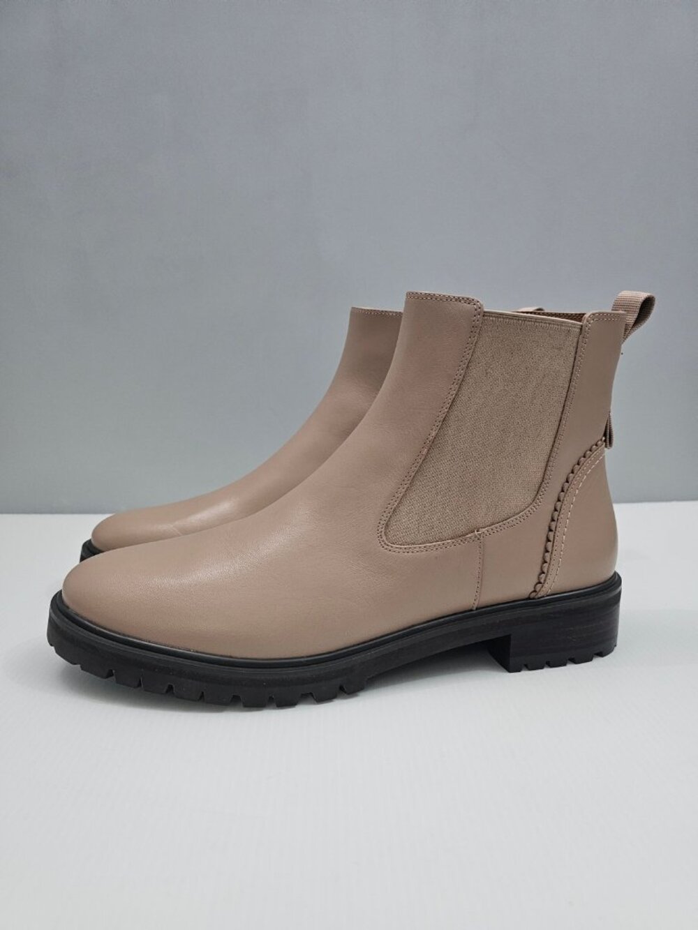 Kate Spade Estelle Chelsea Ankle Boot Womens 10.5 Toasted Hazelnut Lug Sole